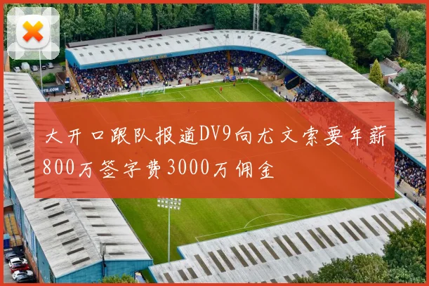 大开口跟队报道DV9向尤文索要年薪800万签字费3000万佣金